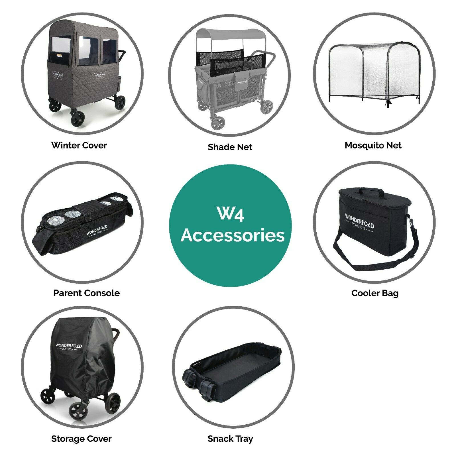 Wonderfold Wagon W-series And X-series Complete Accessories List