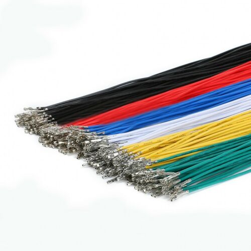 Dupont 2.54mm Terminal Wire Single/double Head Crimp Connector Cables 25cm 24awg