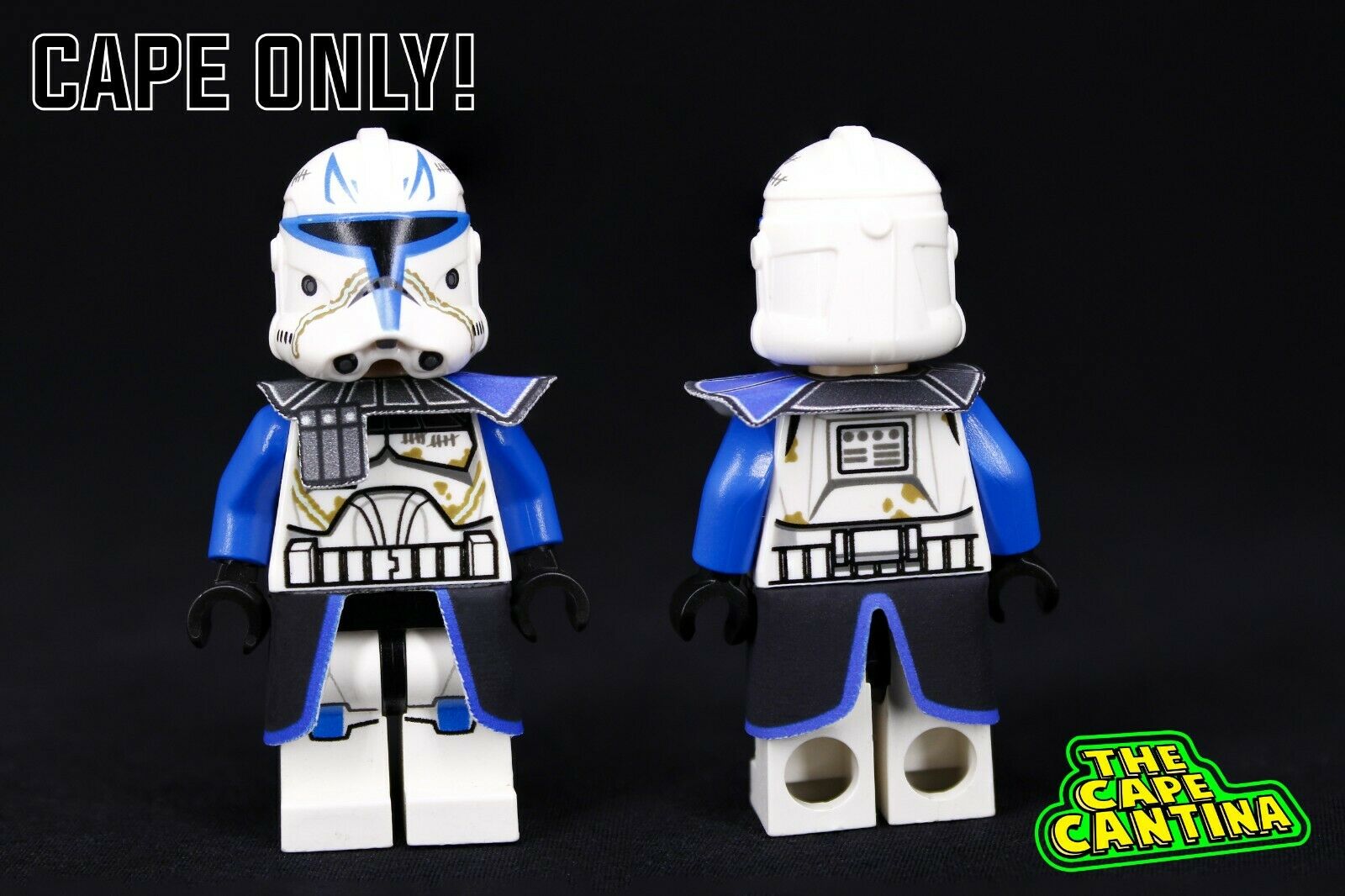 For Lego Star Wars Minifigure Phase 2 Captain Rex Custom Cloth Cape Clone Wars