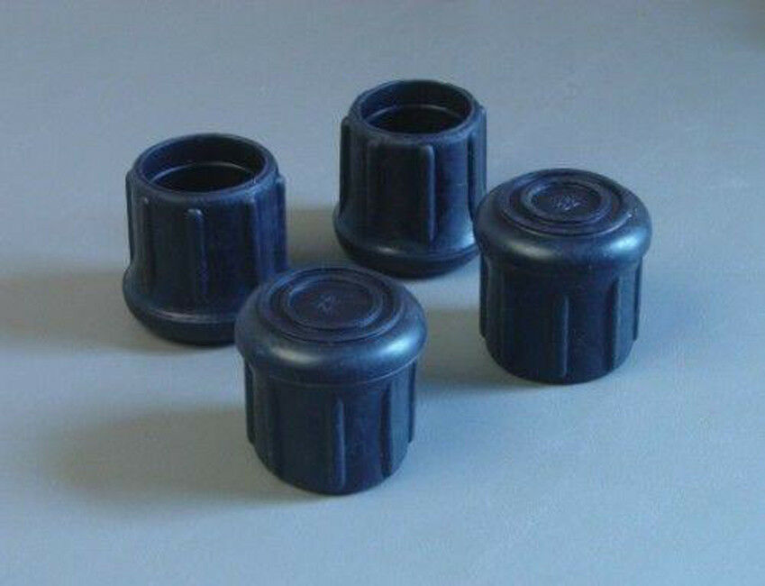4 Pack 1-1/4" Rubber Tips- Cane, Crutch Or Chair       Ct-1.25-b
